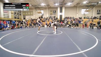 190 lbs Final - James Fodera, Lynnfield/N.Reading vs Mohaned Said, Wilmington