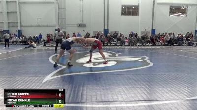 197 lbs Cons. Round 4 - Micah Kunkle, Messiah vs Peter Grippo, Stevens Tech