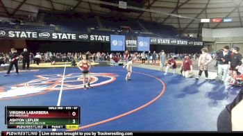 67 lbs Cons. Round 3 - Ashton Lefler, Oak Harbor Wrestling Club vs Virginia LaBarbera, BMA Wrestling