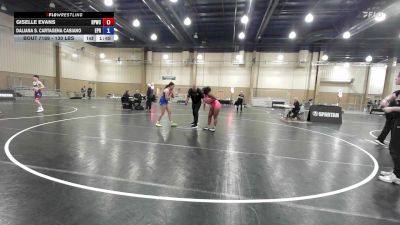 130 lbs Rr Rnd 3 - Giselle Evans, Heart And Pride Wrestling Club vs Daliana S. Cartagena Casiano, Ecedao