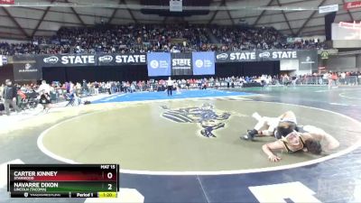 3A 182 lbs Champ. Round 2 - Carter Kinney, Stanwood vs Navarre Dixon, Lincoln (Tacoma)