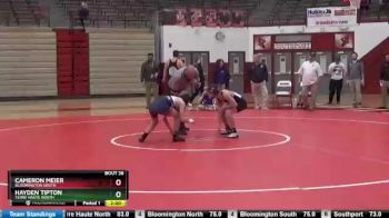 106 lbs Semifinal - Hayden Tipton, Terre Haute North vs Cameron Meier, Bloomington South