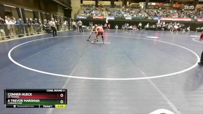 125 lbs Cons. Round 3 - 6 Trevor Marsman, Cornerstone vs Conner Hueck, St. Thomas