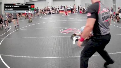 132 lbs Round 1 (6 Team) - CJ Caines, Mat Assassins vs Laudon Ethridge, Circle Training Center