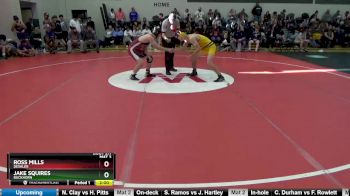 170 lbs Quarterfinal - Jake Squires, Buckhorn vs Ross Mills, Deshler