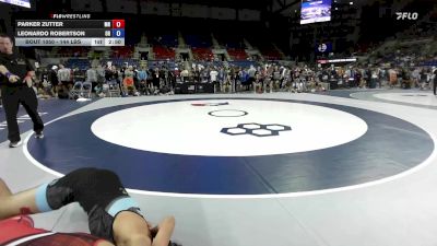 144 lbs Cons. Rd Of 128 - Parker Zutter, MN vs Leonardo Robertson, OR