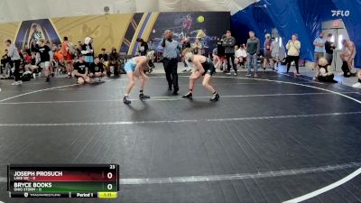 98 lbs Finals (2 Team) - Joseph Prosuch, Lake WC vs Bryce Books, Ohio Storm