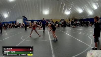 96 lbs Round 6 (8 Team) - Jordan Bates, DWA vs Eli Bailey, Warrior RTC