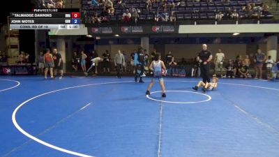 67 lbs Cons. Rd Of 16 - Talmadge Dawkins, Roundtree Wrestling Academy vs John Motes, Gold Rush Wrestling