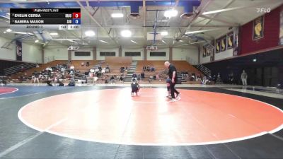 117 lbs Round 3 - Samira Mason, San Joaquin Delta vs Evelin Cerda, Santa Rosa Junior College