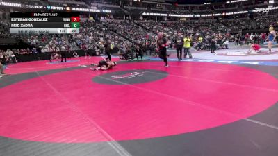 120-2A Cons. Round 2 - Reid Zadra, Rangely vs Esteban Gonzalez, Yuma