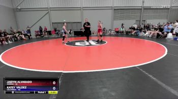 100 lbs Round 2 (8 Team) - Jaidyn Alvarado, Kansas vs Katey Valdez, Colorado