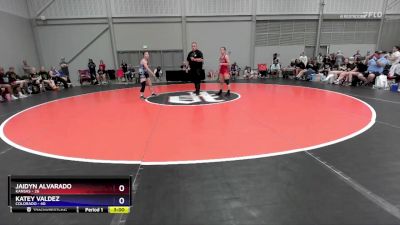 100 lbs Round 2 (8 Team) - Jaidyn Alvarado, Kansas vs Katey Valdez, Colorado