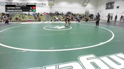 138 lbs 3rd Place Match - Arianna McPicke, Skyline vs Mattrina Ifopo, Santa Ana College