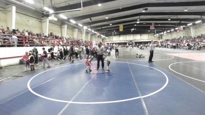 43 lbs 5th Place - Massimo Martinez, No Team vs Bronson Holiday, Stout Wr Acd