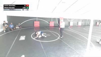 92-96 lbs Round 3 - Lucca Martinez, Rough House vs Urijah Rucobo, Central Coast Most Wanted