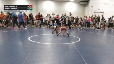 70 lbs Quarterfinal - John Cambra IV, PA vs Johnny Messina, NJ