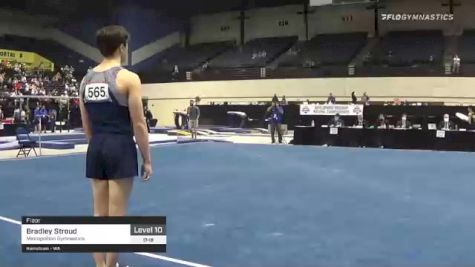 Bradley Stroud - Floor, Metropolitan Gymnastics - 2021 USA Gymnastics Development Program National Championships