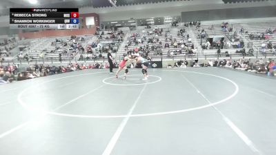 72 kg Semis - Rebecca Strong, Missouri vs Shannon Workinger, Quincy Regulator Wrestling
