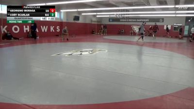 157 lbs Quarterfinal - Cory Scanlan, North Iowa Area Community College vs Georgino Moraga, St. Ambrose University
