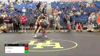 198 lbs Champ. Round 2 - Jackson Fox, Central Chargers vs Christian Chavez, Midwest RTC
