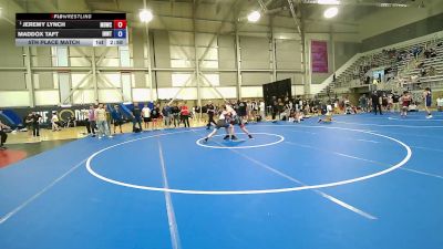 120 lbs 1st Place Match - Jeremy Lynch, Mat Demon Wrestling Club vs Maddox Taft, Inland Northwest Wrestling Training Center