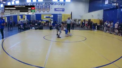 113 lbs Champ. Round 1 - Miguel Carvalho, Lake Nona vs Liam Parker, Jesuit