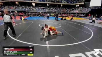 5A 100 lbs Quarterfinal - Heidi Caprio, Northwest vs Tammy Salazar, Amarillo Caprock