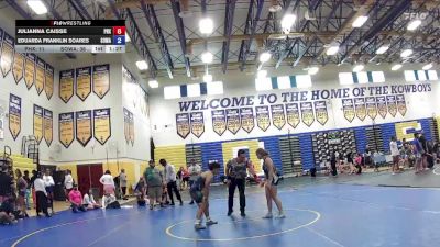 130 lbs Finals (2 Team) - Isabel Alvarez, Big Money Moving vs Anna Ballard, Eagles WC