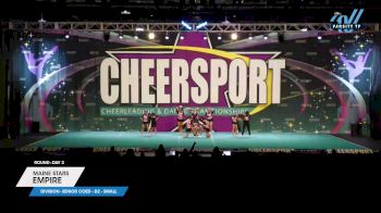 Maine Stars - Empire [2025 L4 Senior Coed - D2 - Small Day 2] 2025 CHEERSPORT National All Star Cheerleading Championship