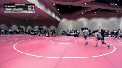 100 lbs Cons. Round 5 - Jordan Hill, New York vs Mason Keessecker, Pennsylvania
