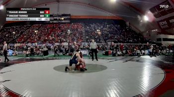 6A 126 lbs Cons. Round 3 - Vincent Torrez, Meridian vs Teague Jensen, Madison