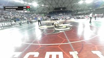 Boys 3A 165 lbs Cons. Round 5 - Trace Defoor, Inglemoor vs Brandon Barnes, Lincoln (Tacoma)