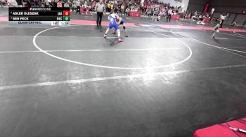 115 lbs Quarterfinal - Ben Pece, Mukwonago Wrestling Club vs Adler Oleszak, Askren Wrestling Academy