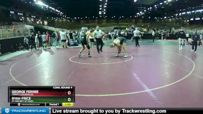 170 lbs Cons. Round 4 - George Ferree, Trinity (Louisville) vs Ryan Price, ST VINCENT-ST MARY