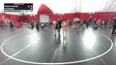 117 lbs Champ. Round 3 - Vincent Englese, ISI vs Bo Bauman