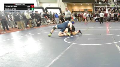 190 lbs Round Of 16 - Logan Holmes, Shawsheen vs Zane Cooper, Randolph