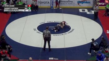 89 lbs Consi Of 32 #2 - Peter Adams, Punxsutawney vs Garrett Hartman, Montgomery