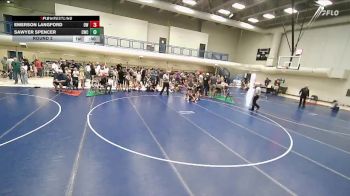 59-65 lbs Round 2 - Sawyer Spencer, Champions Wrestling Club vs Emerson Langford, Olympus Wrestling