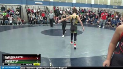 84 lbs Round 1 (4 Team) - Wyatt Caldwell, Floyd Central vs Ryker Shosten, Center Grove