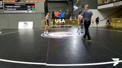 Schoolboys - 105 lbs Champ. Round 2 - Isaac Rivera vs Frankie De Leon, RBWC (Rancho Bernardo Wrestling Club)