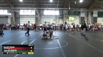 110 lbs Round 2 - Malakii Martin, Black Fox Academy vs Elliot Byers, 84 Athletes
