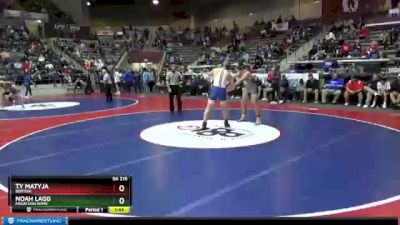 5A 215 lbs Cons. Round 1 - Noah Lagg, Mountain Home vs Ty Matyja, Benton