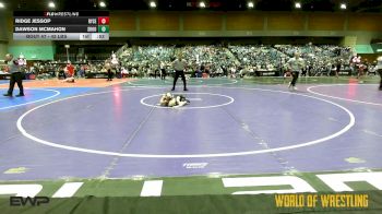 43 lbs Quarterfinal - Ridge Jessop, Ryse Wrestling Academy vs Dawson McMahon, Shootbox