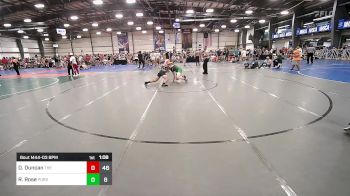 182 lbs Rr Rnd 3 - Damon Duncan, The Fort Hammers Maroon vs Robert Rose, Pursuit Wrestling Academy - White