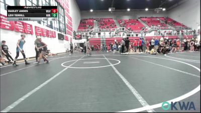 96 lbs Consolation - Lathan Russell, Tecumseh Youth Wrestling vs Wheston Moudy, Division Bell Wrestling