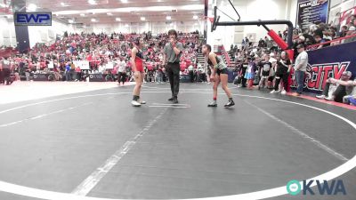 89 lbs Rr Rnd 5 - Mikayela Valdez, Sisters On The Mat vs Bailey Ward, Gameface Acadamy