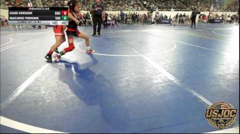 61 lbs Consi Of 16 #2 - Kase Kreiger, Duncan Demon Wrestling vs Macario Perkins, Team Of Hard Knox