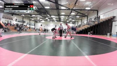 184 lbs 7th Place Match - Gavin Wickham, Heidelberg vs Titus Ray, Ohio Northern