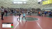 60 lbs Round of 16 - Kaleb Gonzalez, (Hopewell) vs Briella Guntrum, (Oak Glen)